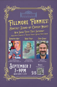 Poster for Fillmore bunnies number seven on September 7, 7 to 9 PM at the Fillmore town theater